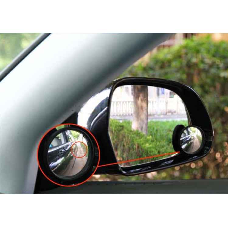 3R-035 Car Blind Spot Rear View Wide Angle Mirror, Diameter: 5cm, 3R-035 (Black)