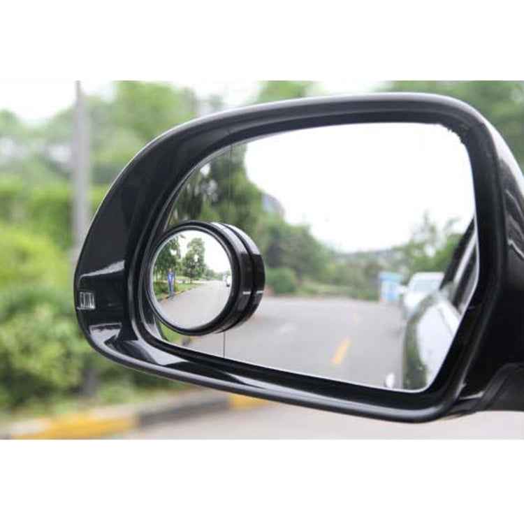 3R-035 Car Blind Spot Rear View Wide Angle Mirror, Diameter: 5cm, 3R-035 (Black)