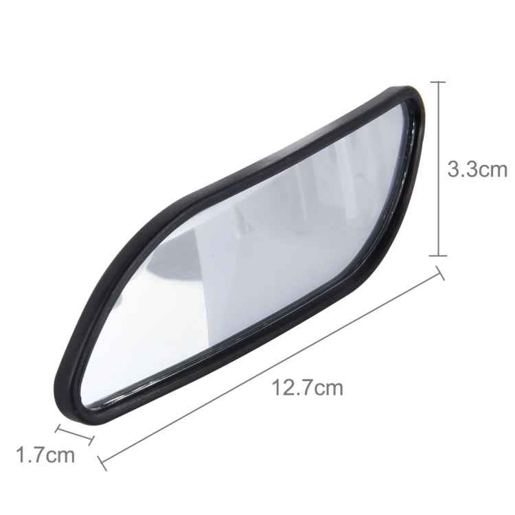 3R-067 2 PCS Car Blind Spot and Wide Rear View Wide Angle Adjustable Mirror