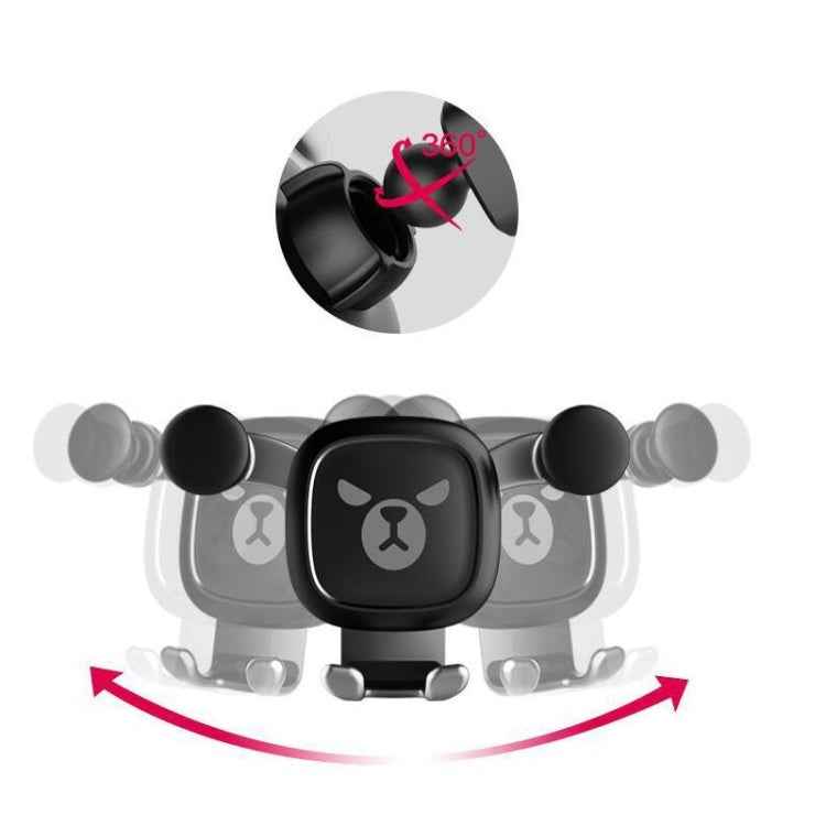 Big Eyes Pattern Gravity Cartoon Air Vent Car Mount Phone Holder, Big Eyes(Black), Big Eyes(Silver)