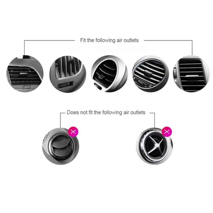 Big Eyes Pattern Gravity Cartoon Air Vent Car Mount Phone Holder