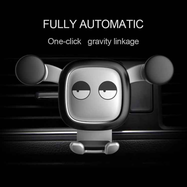 Big Eyes Pattern Gravity Cartoon Air Vent Car Mount Phone Holder, Big Eyes(Black), Big Eyes(Silver)