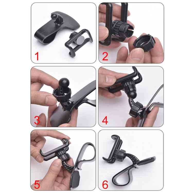 Multi-function Vehicle Navigation Frame Dashboard Car Mount Phone Holder, with Air Outlet