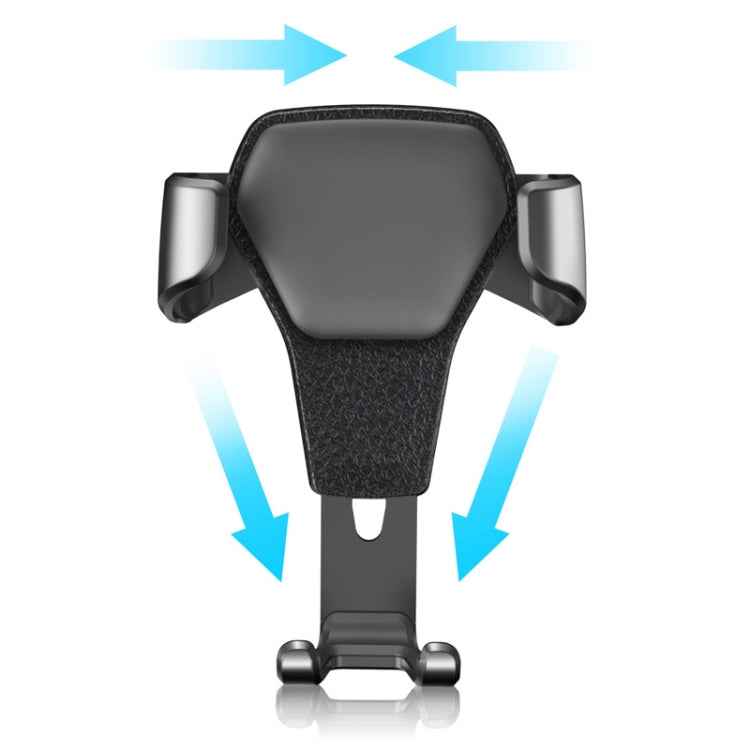 Litchi Texture Gravity Car Mount Phone Holder