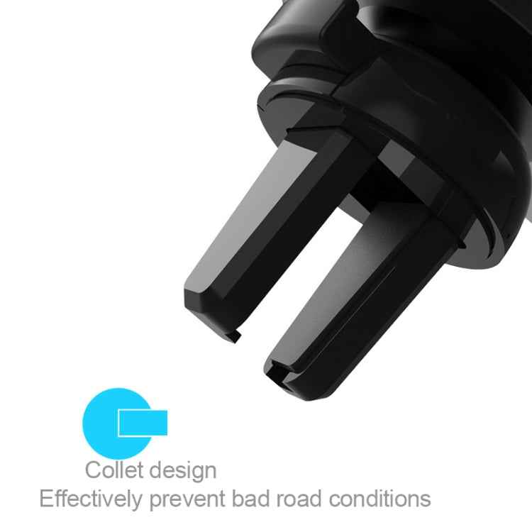 Litchi Texture Gravity Car Mount Phone Holder