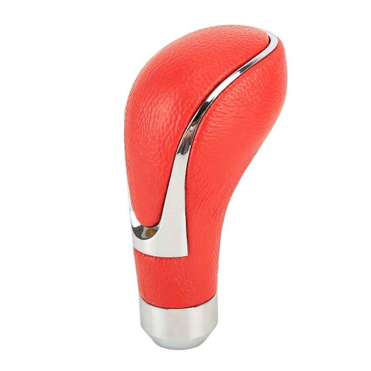 Universal Car PU Leather and Metal Gear Shift Knob Modified Auto Car Transmission Shift Lever Knob