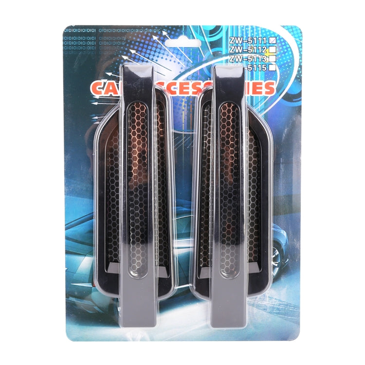 2 PCS Car-Styling Random Decorative Sticker, Black, Random Decorative Sticker