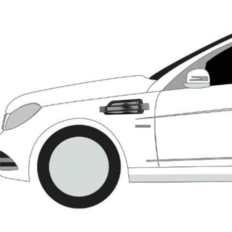 2 PCS Car-Styling Random Decorative Sticker, Black, Random Decorative Sticker