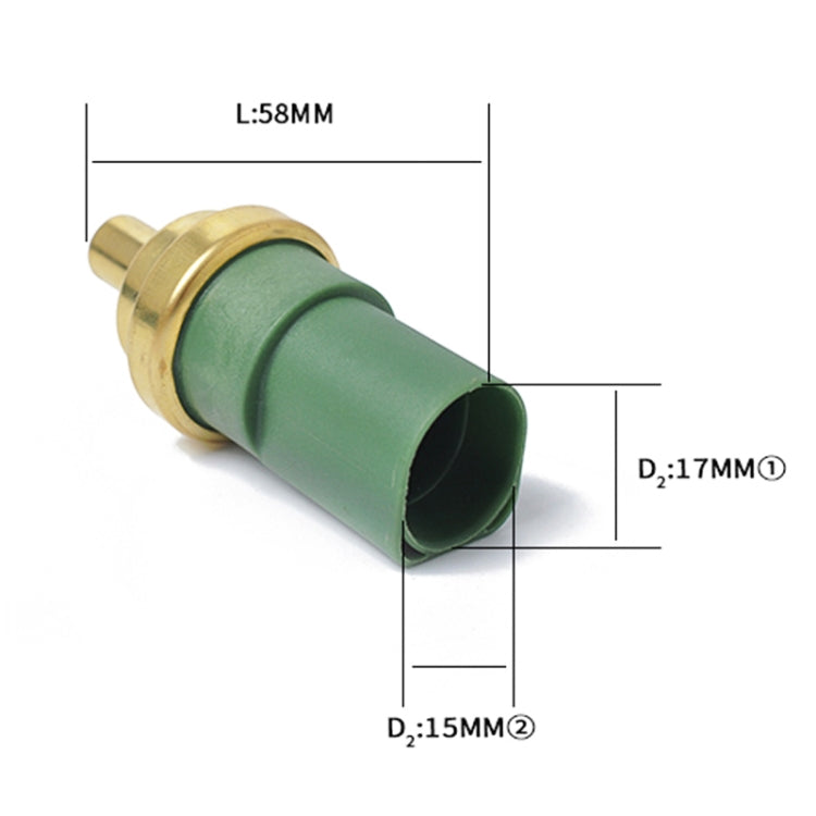 Car Coolant Water Temperature Sensor 059919501A for Audi / Volkswagen