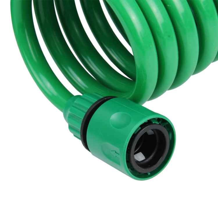 Garden Watering Series Spring Tube Hose Telescopic Spiral Pipe with Water Connector Adaptor and Connector, Length: 15m