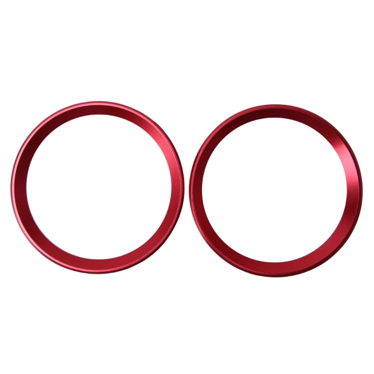 2 PCS Car Logo Decorative Circle Steering Wheel Decoration Ring Sticker Logo Car Styling Modification Car Front Logo Ring Decoration Rear Cover Trim Hood Emblem Rings for BMW 5 Series, For BMW 5 Series