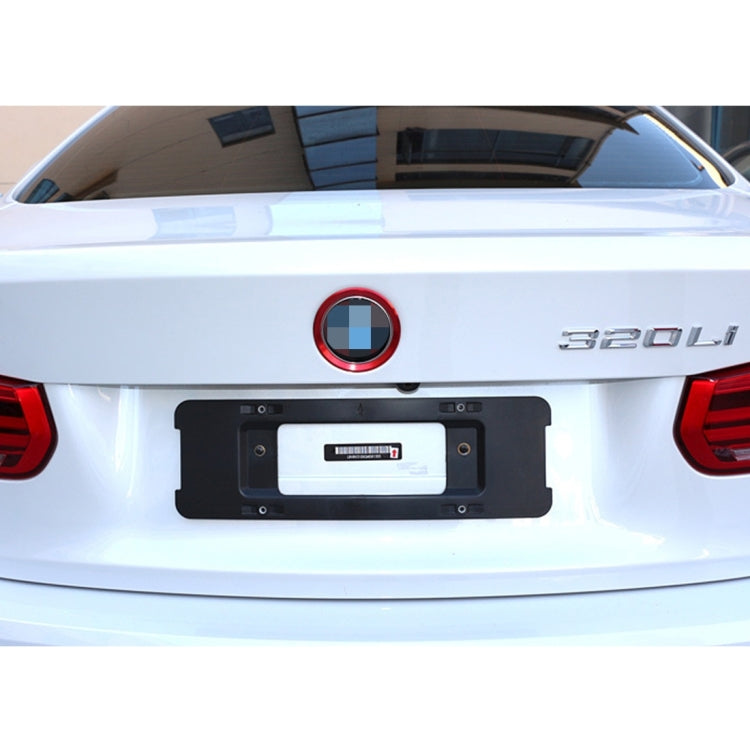 2 PCS Car Logo Decorative Circle Steering Wheel Decoration Ring Sticker Logo Car Styling Modification Car Front Logo Ring Decoration Rear Cover Trim Hood Emblem Rings for BMW 5 Series, For BMW 5 Series