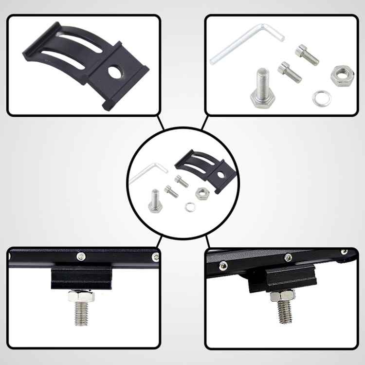 5 inch 18W 24 LED Waterproof IP67 Two Bar Modified Off-road Lights Spotlight Light Car Work Lights, DC 9-48V