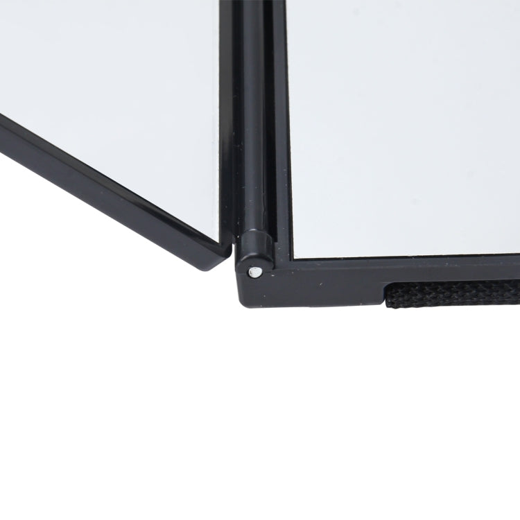 SHUNWEI Car Sun Visor Adjustable Mirror Car Makeup Sun-shading Vehicle Mounted Cosmetic Mirror Folding Vanity Mirror Triple Folding Car Interior Makeup Mirror Auto Supplies, SD-2408