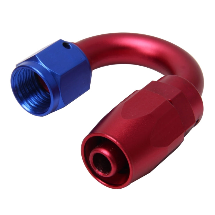 Pipe Joints 180 Degree Swivel Oil Fuel Fitting Adaptor Oil Cooler Hose Fitting Aluminum Alloy AN6 Curved Fitting Car Auto Accessories, 180 Degree AN6