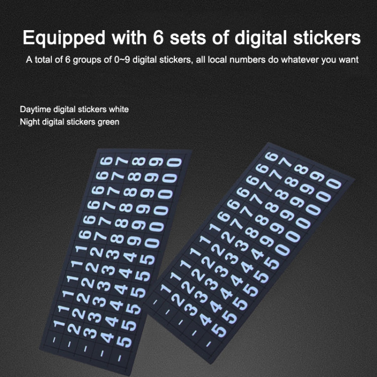 Multi-function Car Instrument Panel Mobile Phone Holder Temporary Parking Card