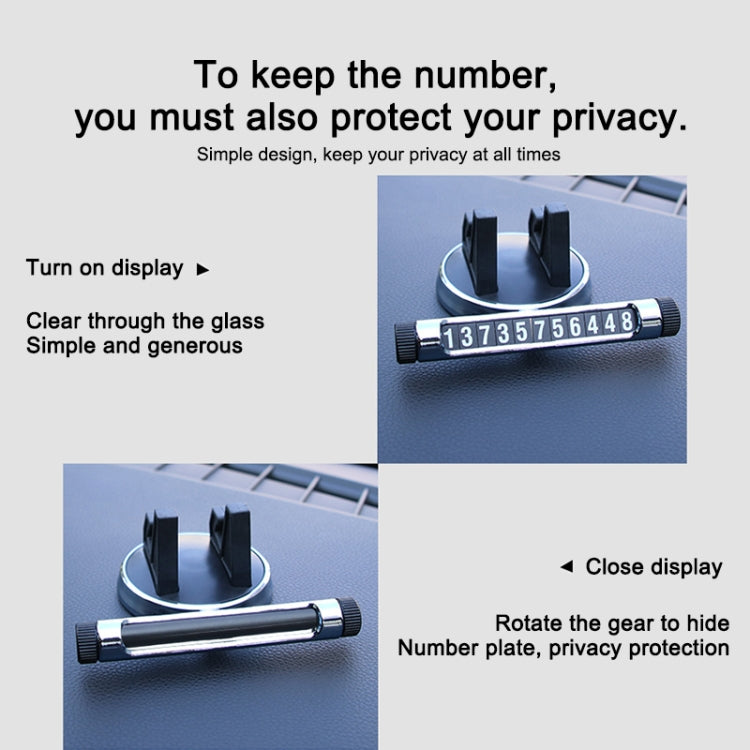 Multi-function Car Instrument Panel Mobile Phone Holder Temporary Parking Card