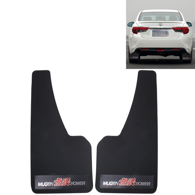 A Pair 3D Carbon Universal Racing Mudflaps Mud Guard Mudguards Fender, 21 x43cm