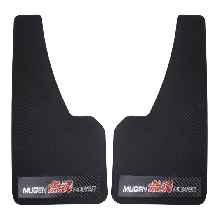 A Pair 3D Carbon Universal Racing Mudflaps Mud Guard Mudguards Fender, 21 x43cm
