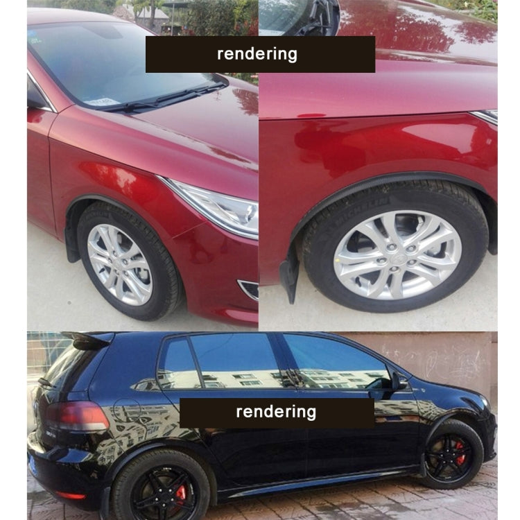 2 PCS 54cm Car Stickers Rubber Large Round Arc Strips Universal Fender Flares Wheel Eyebrow Decal Sticker Eyebrow Car-covers Black Striped Round Arc Strips, 75 x 2cm, 45 x 2cm