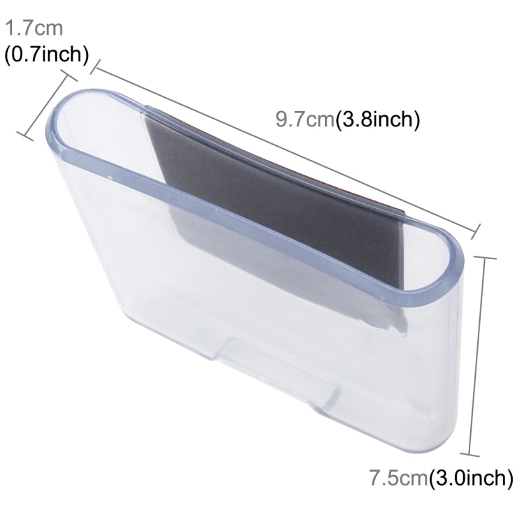 SHUNWEI Car Storage Bag Car Storage Box Bonded Phone Holder Transparent Mobile Phone Box, SD-1136