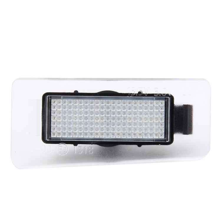 2 PCS LED License Plate Light with 18 SMD-3528 Lamps for Hyundai,2W 120LM,6000K, DC12V(White Light)
