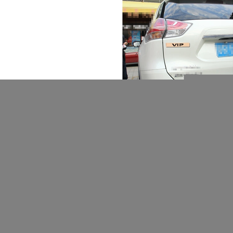 Auto VIP Sticker VIP Label Car Stickers 3D Metal Fashion VIP Logo Car Stickers,Size:9.5*1.5cm