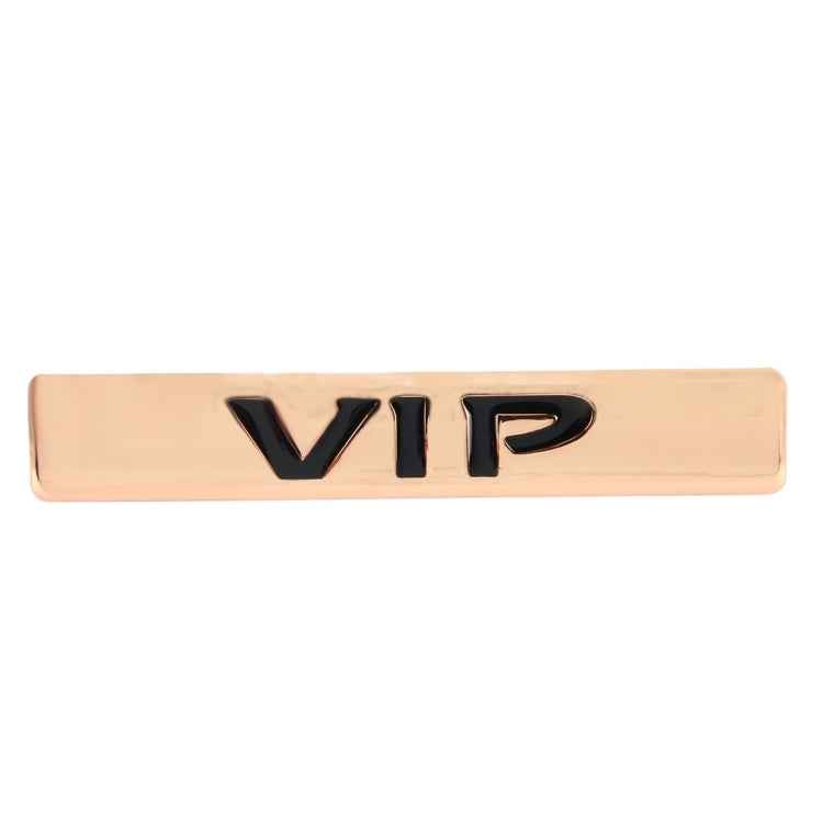 Auto VIP Sticker VIP Label Car Stickers 3D Metal Fashion VIP Logo Car Stickers,Size:9.5*1.5cm
