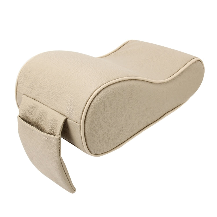 Universal Car PU Leather and Memory Foam Wrapped Armrest Box Breathable Car Armrest Box Mat with Phone Holder Storage Bag, without Card Slot (Black Red), without Card Slot (Black ), without Card Slot (Khaki), without Card Slot (Brown)