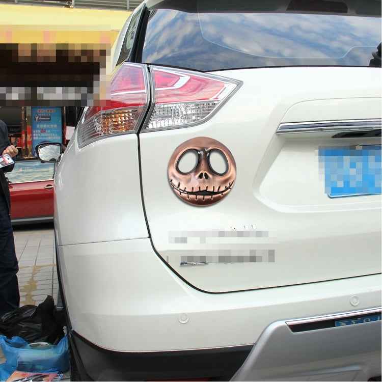 Skull Bone Shape Auto Sticker 3D Metal Fashion Car Stickers