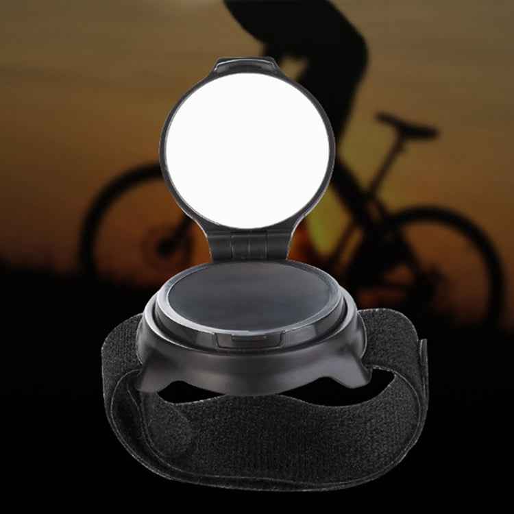 Bicycle 360 Degree Back Mirror Arm Wrist Strap Rear View Mirror