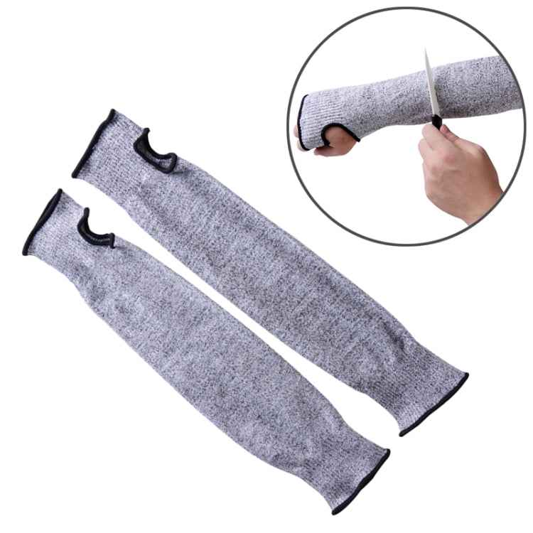 Elastic Breathable Anti-cut Elbow Arm Sleeve HPPE Protective Gear, Length: 36cm, Length: 36cm