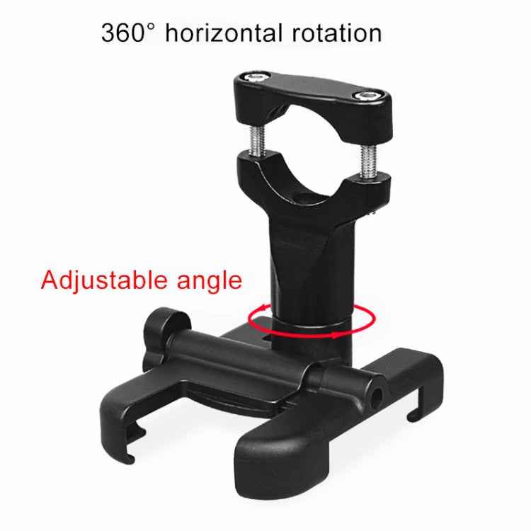 Motorcycle Handlebar Aluminum Alloy Phone Bracket, Suitable for 60-100mm Device
