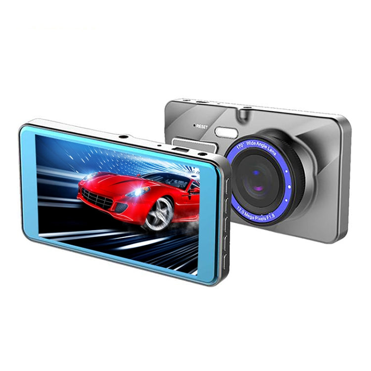 X96 4 inch 2.5D Full HD 1080P Multi-functional Smart Car Dual Lens Video Record Camera Support TF Card / Motion Detection, X96