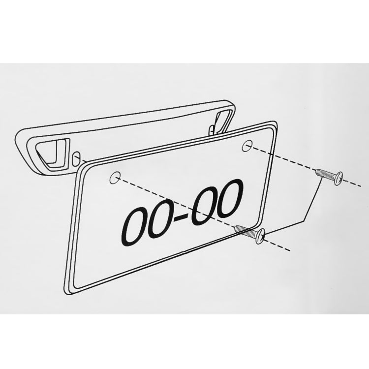 Universal Car License Holder Number Plate Frame Full Carbon Fiber License Plate Holder, Full Carbon Fiber License Plate Holder