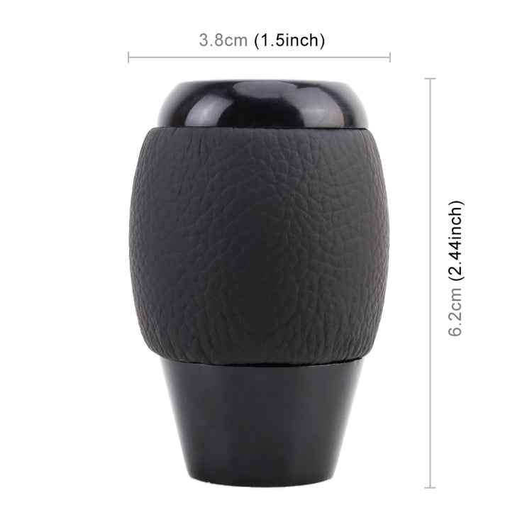 Universal Car Leather Metal Gear Shift Knob Modified Car Auto Transmission Shift Lever Knob, Shift Lever Knob