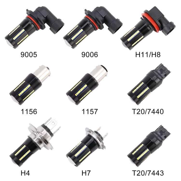 2 PCS T20 / 7440 DC9-16V / 8.2W / 6000K / 655LM Car Auto Reversing Lights / Turn Light 66LEDs SMD-2016 Lamps