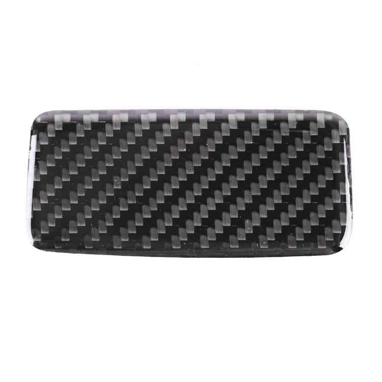 Car Carbon Fiber Central Control Storage Box Panel Decorative Sticker for Mercedes-Benz GLA 2015-2018