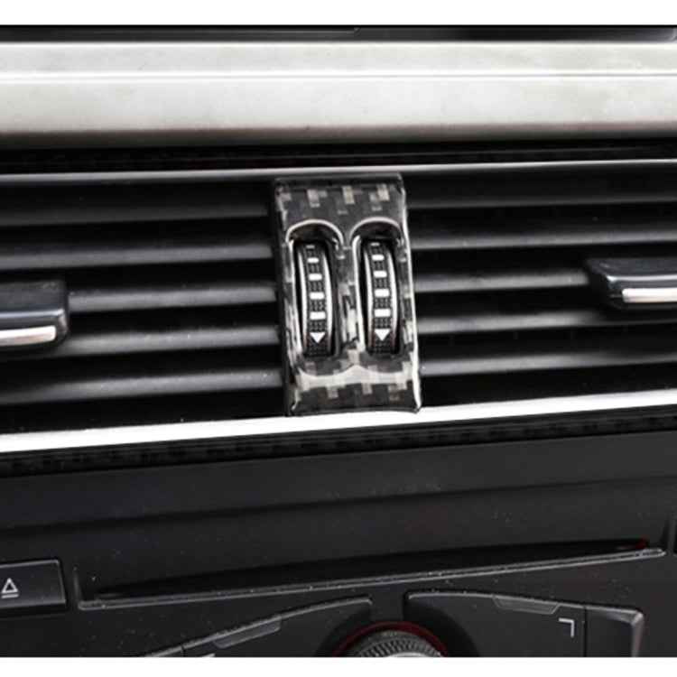 Car Carbon Fiber Air Conditioning Switch Decorative Sticker for Audi A4L / A5 / Q5 2009-2016