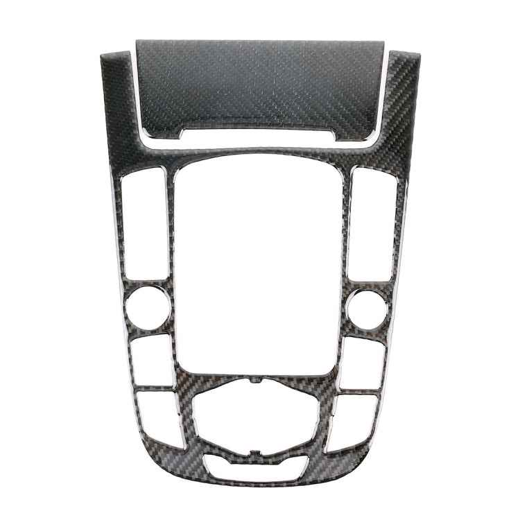 2 PCS Car Carbon Fiber Gear Panel Decorative Sticker for Audi A4L / A5 / Q5 2009-2016