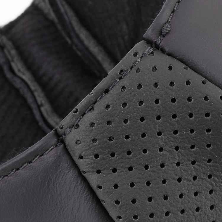 Universal Nonslip Breathable Genuine Leather Car Gear Shift Knob Cover