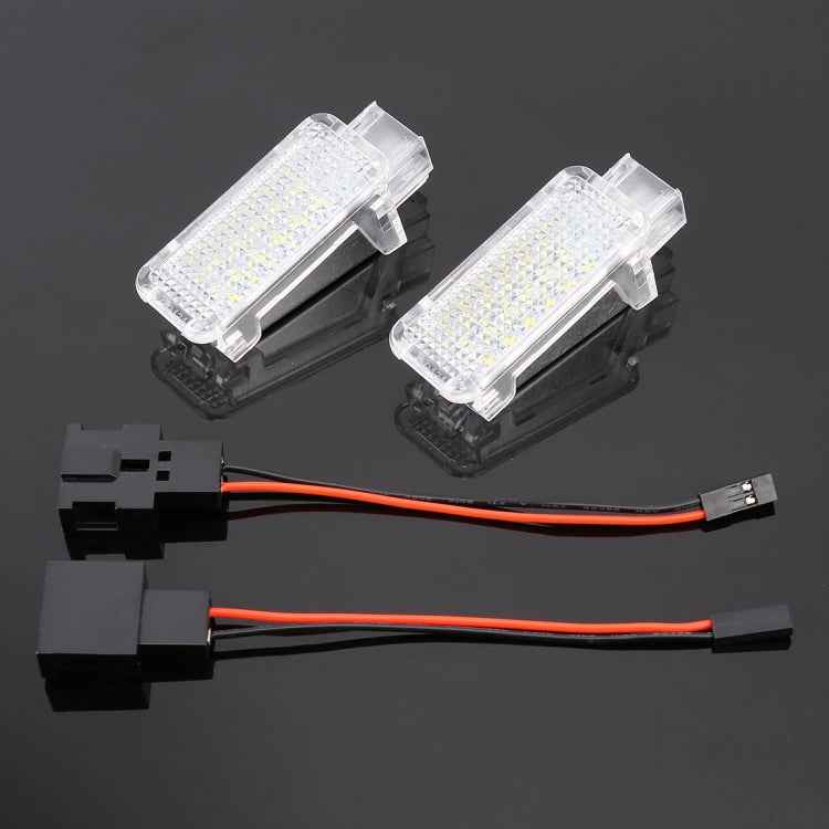2 PCS LED Car DC 12V 1.5W Door Lights Lamps for Audi / Volkswagen