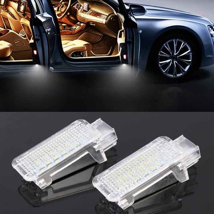 2 PCS LED Car DC 12V 1.5W Door Lights Lamps for Audi / Volkswagen