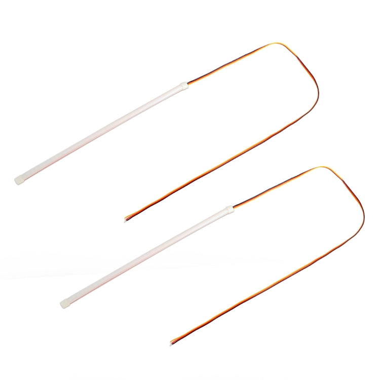 2 PCS 30cm DC12V 3.2W Ultra-thin Car Auto Double Colors Turn Lights / Running Lights (Turn Lights: Yellow Light; Running Lights: White Light), 30cm DC12V 3.2W