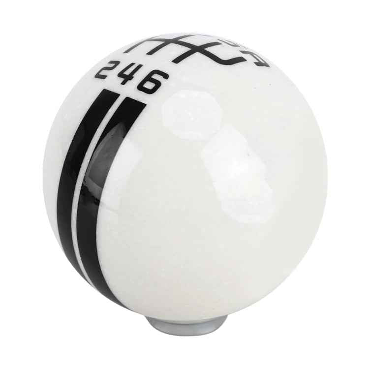 Universal Vehicle Ball Shape Modified Resin Shifter Manual 6-Speed Right-R Gear Shift Knob
