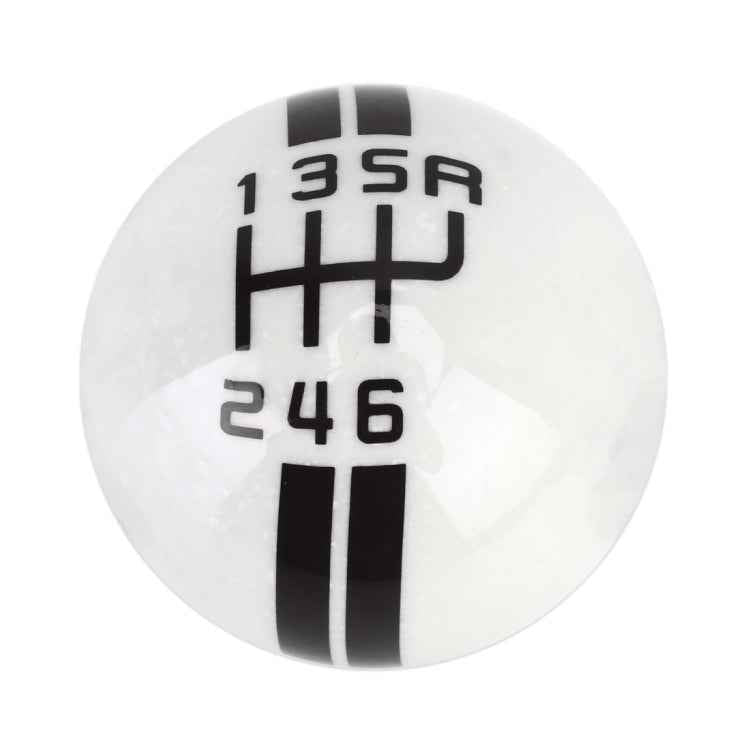 Universal Vehicle Ball Shape Modified Resin Shifter Manual 6-Speed Right-R Gear Shift Knob