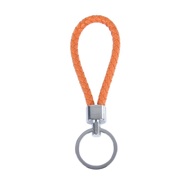 5pcs Car Key Ring Holder With Leather Strip, Car Key Ring Holder(Orange), Car Key Ring Holder(Pink), Car Key Ring Holder(White), Car Key Ring Holder(Yellow)