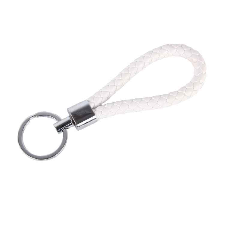 5pcs Car Key Ring Holder With Leather Strip