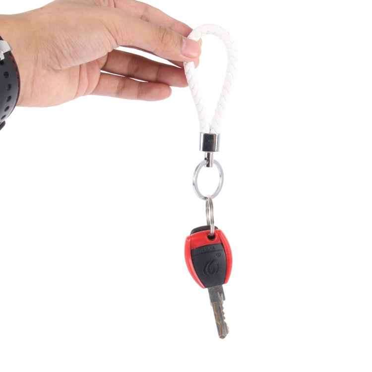 5pcs Car Key Ring Holder With Leather Strip