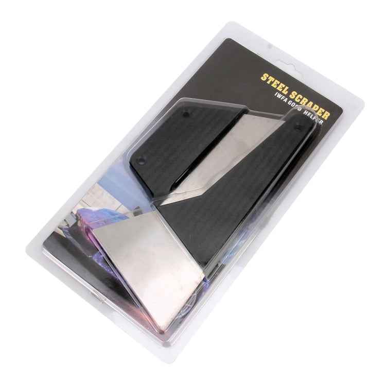 2 in 1 Metal Blade Car Window Film Scraper Tool, Random Color Delivery